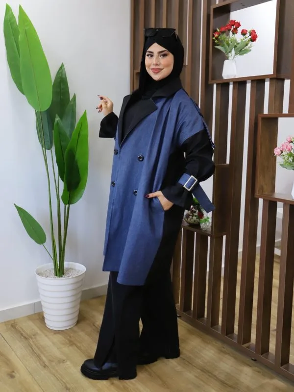 Trench coat en jean – Image 3