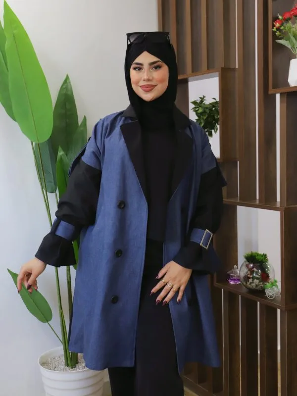Trench coat en jean – Image 4
